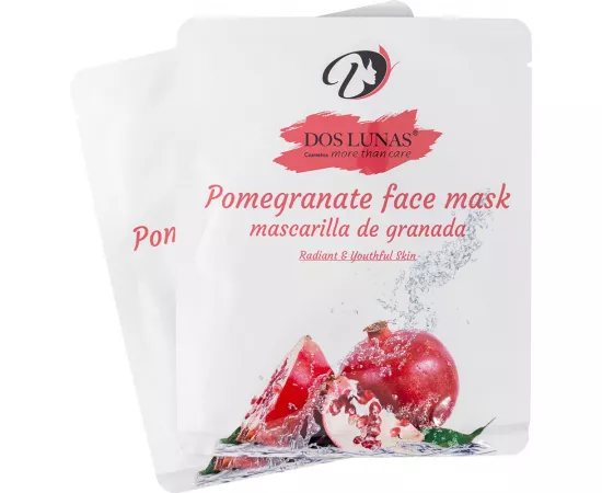Dos Lunas Face Mask Pomegranate 25 g (pack of 5)